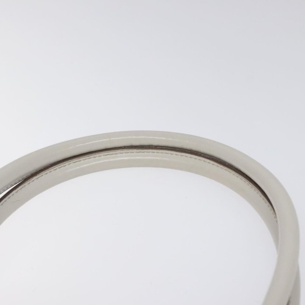 Authentic Salvatore Ferragamo Shoulder Bag Leather Beige - Picture 15 of 16